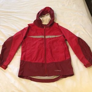 Boys L.L. Bean rain coat, size M 10-12